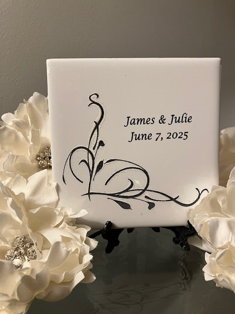Ceramic Tiles for Wedding with Abstract Design