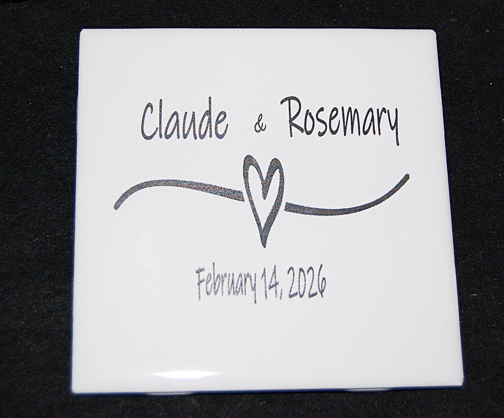 Ceramic Tiles for Wedding with Heart