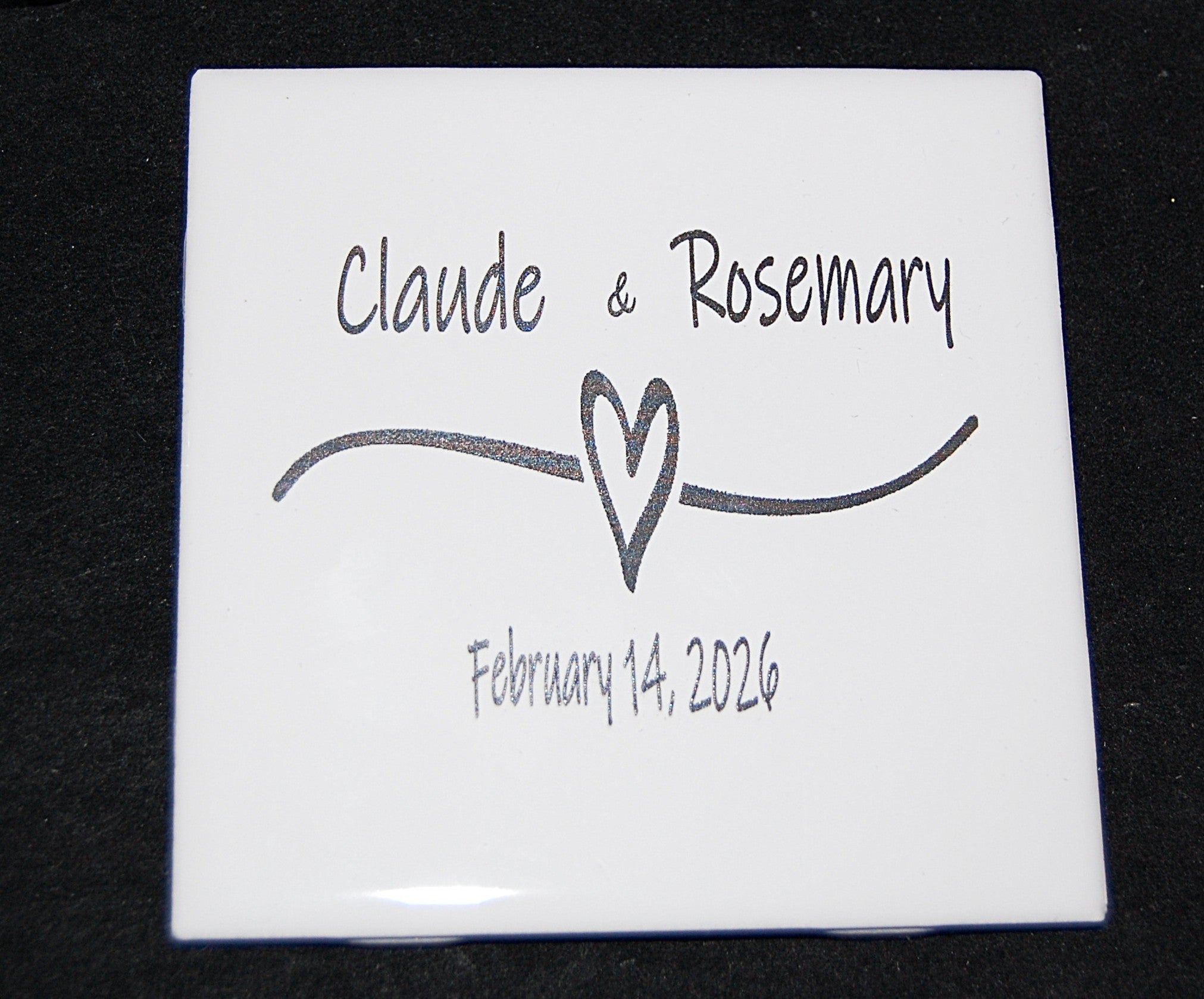 Ceramic Tiles for Wedding with Heart