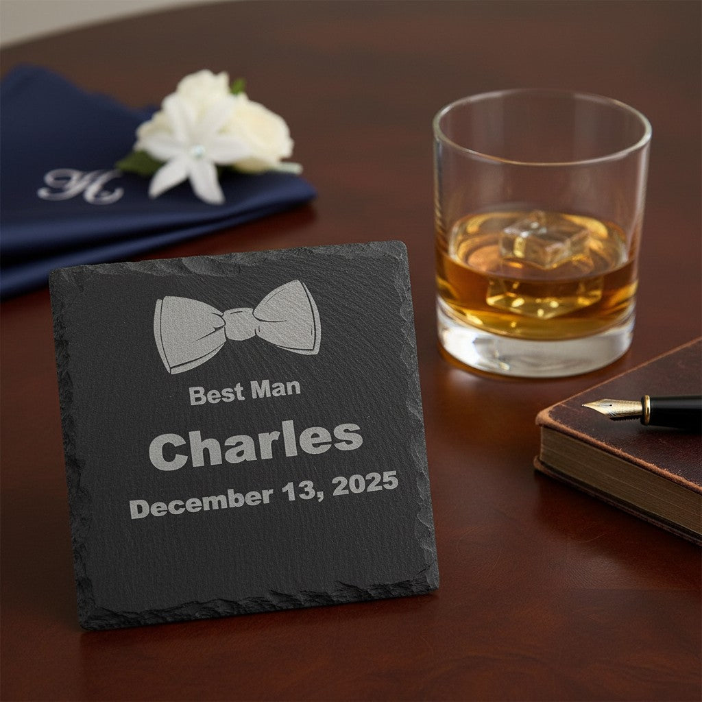 Ceramic Tiles for Wedding Best Man or Groomsmen
