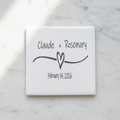 Coaster on elegant background